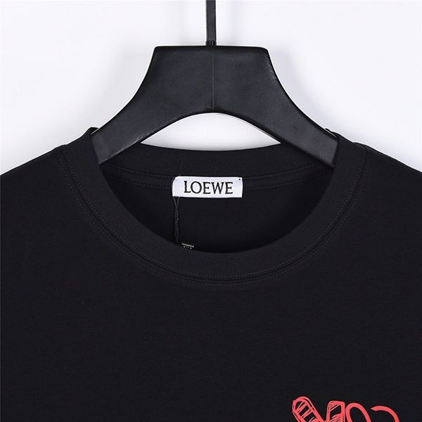 注目★ロエベ エンブロイダリー 偽物 アナグラム Tシャツ lof75331